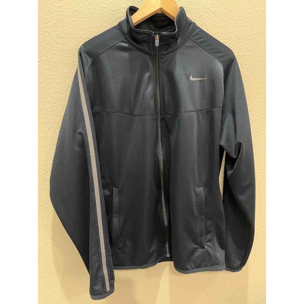 Nike Epic Full Zip Navy Blue Track Jacket Size L